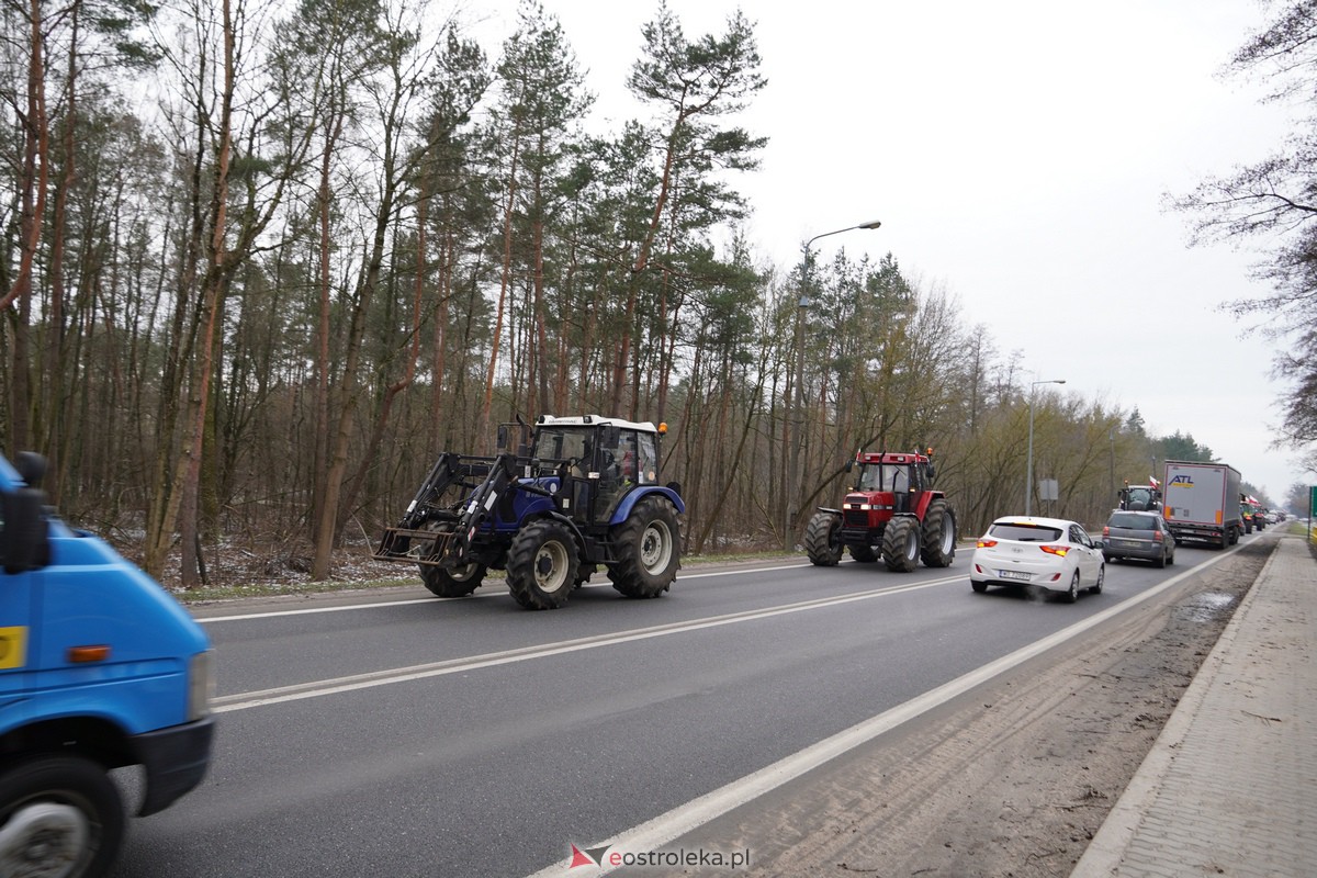 Protest rolników także w Ostrołęce! Ciągniki na ulicach [9.02.2024] - zdjęcie #78 - eOstroleka.pl