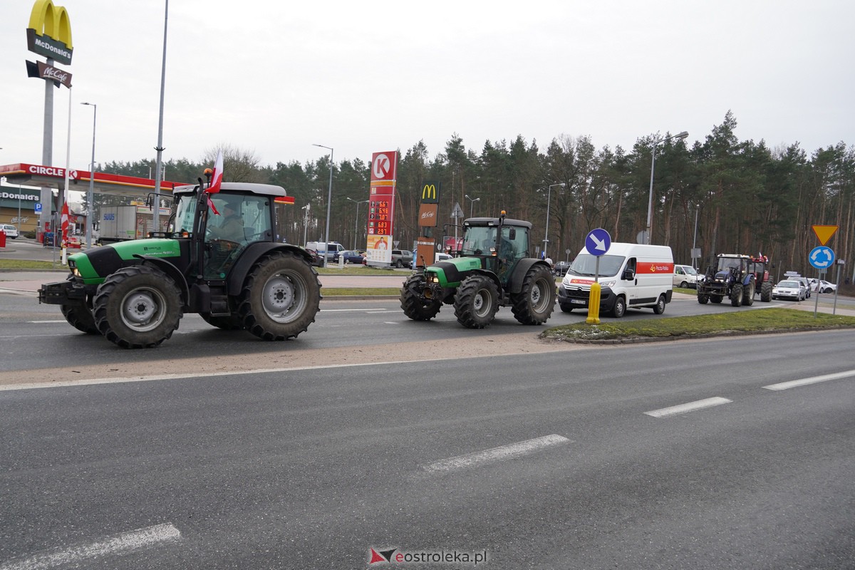 Protest rolników także w Ostrołęce! Ciągniki na ulicach [9.02.2024] - zdjęcie #66 - eOstroleka.pl