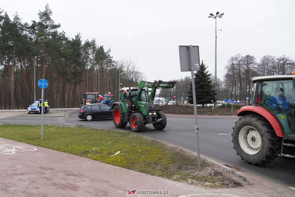 Protest rolników także w Ostrołęce! Ciągniki na ulicach [9.02.2024] - zdjęcie #57 - eOstroleka.pl