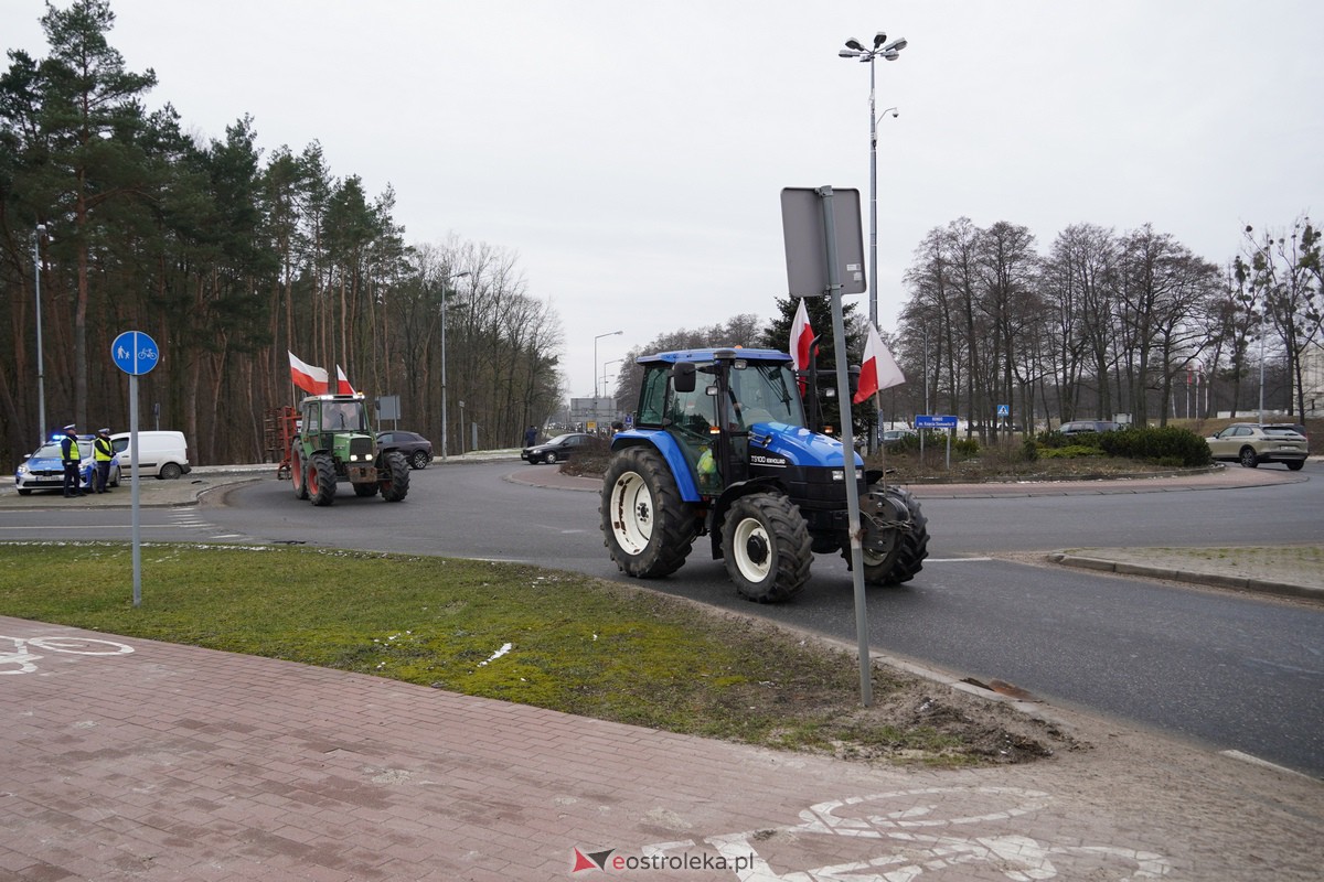 Protest rolników także w Ostrołęce! Ciągniki na ulicach [9.02.2024] - zdjęcie #54 - eOstroleka.pl