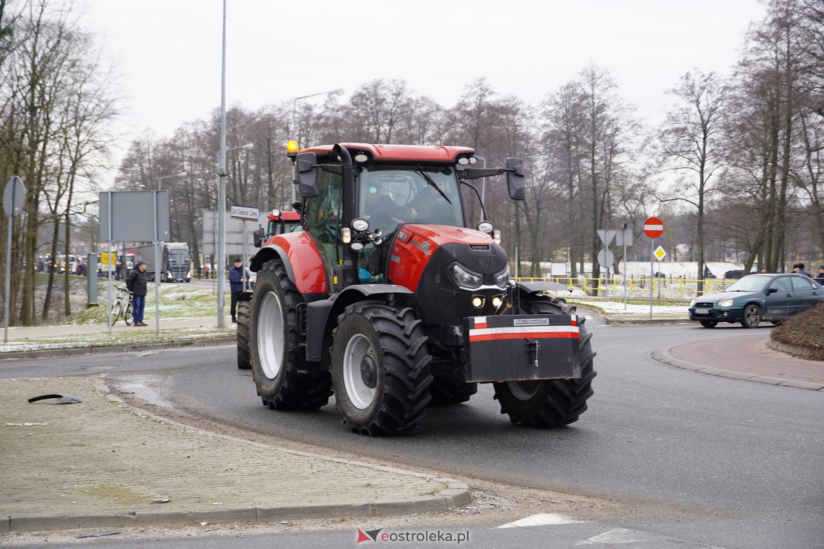 Protest rolników także w Ostrołęce! Ciągniki na ulicach [9.02.2024] - zdjęcie #41 - eOstroleka.pl