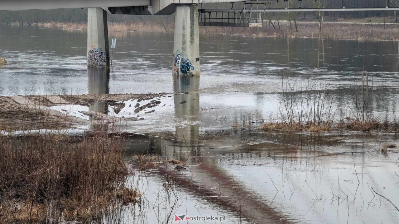 Poziom wody w Narwi - stan z 11 lutego 2024 [11.02.2024] - zdjęcie #85 - eOstroleka.pl