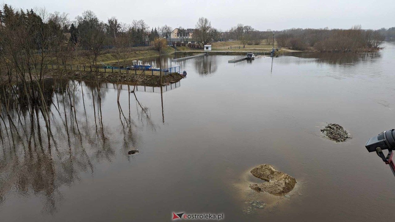 Poziom wody w Narwi - stan z 11 lutego 2024 [11.02.2024] - zdjęcie #86 - eOstroleka.pl