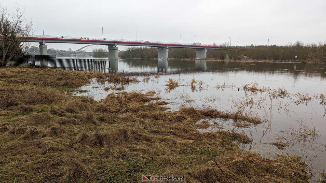 Poziom wody w Narwi - stan z 11 lutego 2024 [11.02.2024] - zdjęcie #87 - eOstroleka.pl