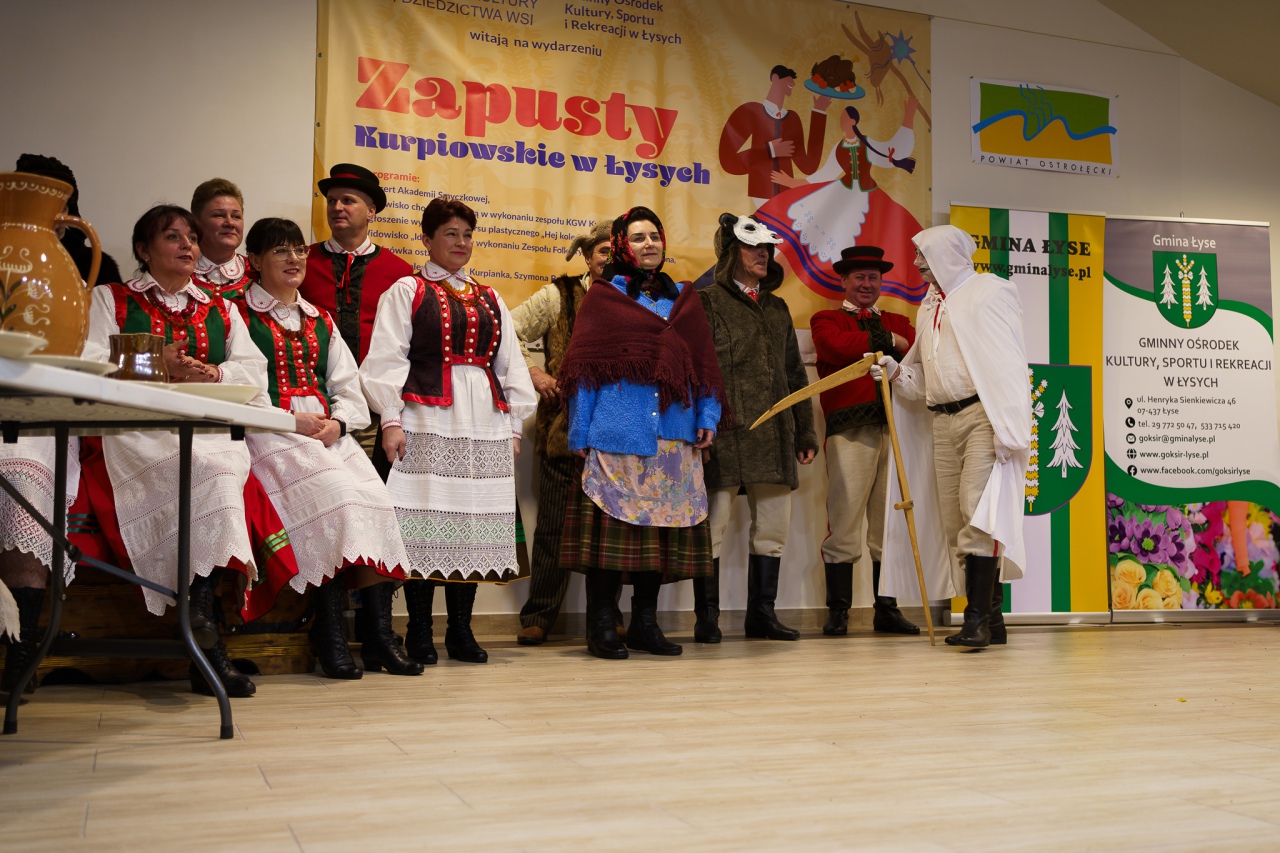 Zapusty kurpiowskie w Łysych [14.02.2024] - zdjęcie #8 - eOstroleka.pl