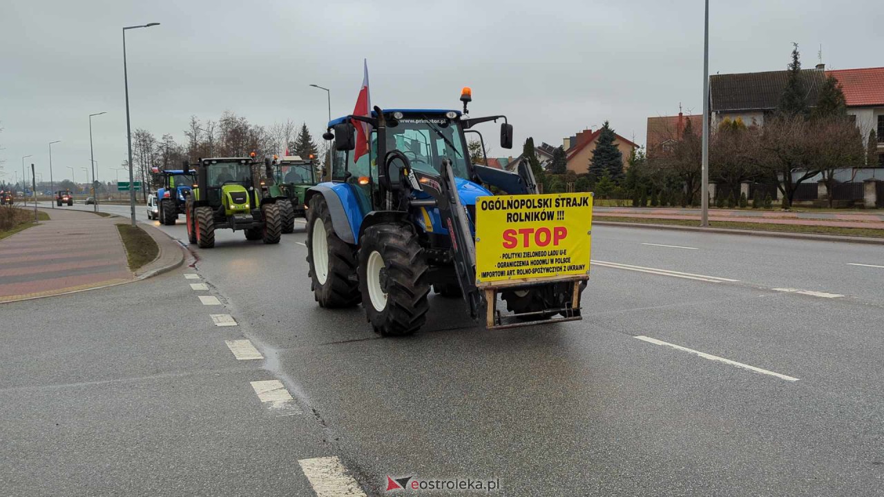 Protest rolników w Ostrołęce [21.02.2024] - zdjęcie #207 - eOstroleka.pl