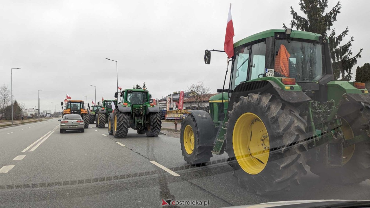 Protest rolników w Ostrołęce [21.02.2024] - zdjęcie #40 - eOstroleka.pl