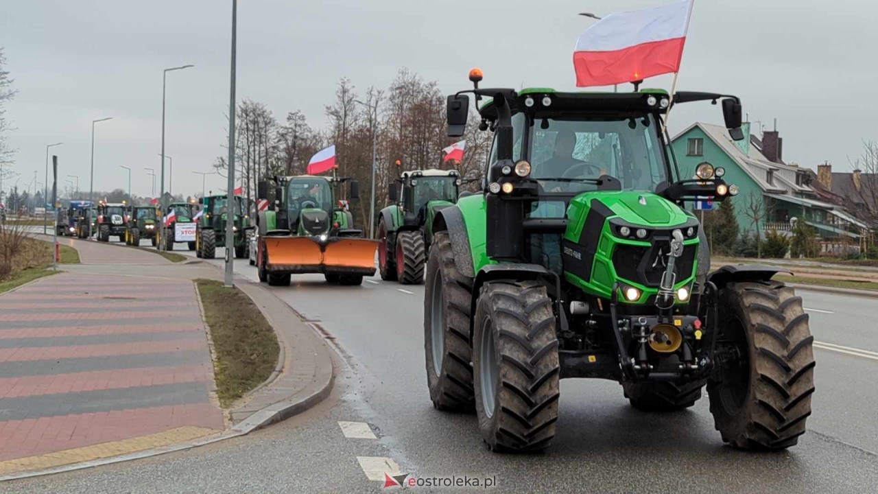 Protest rolników w Ostrołęce [21.02.2024] - zdjęcie #41 - eOstroleka.pl