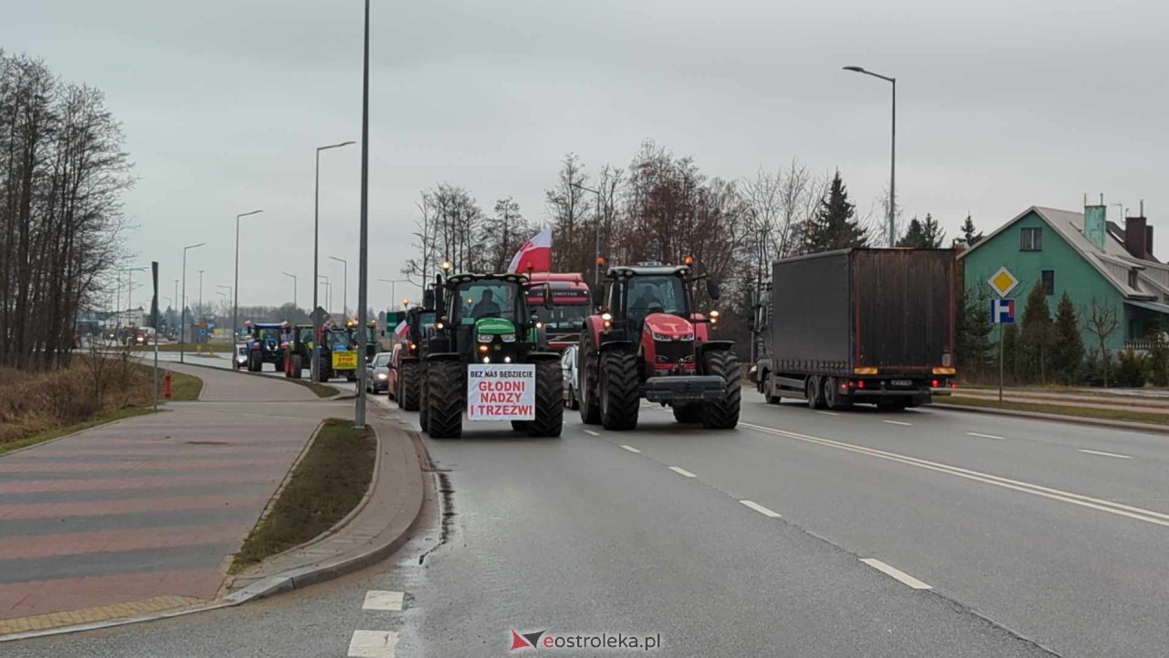 Protest rolników w Ostrołęce [21.02.2024] - zdjęcie #187 - eOstroleka.pl