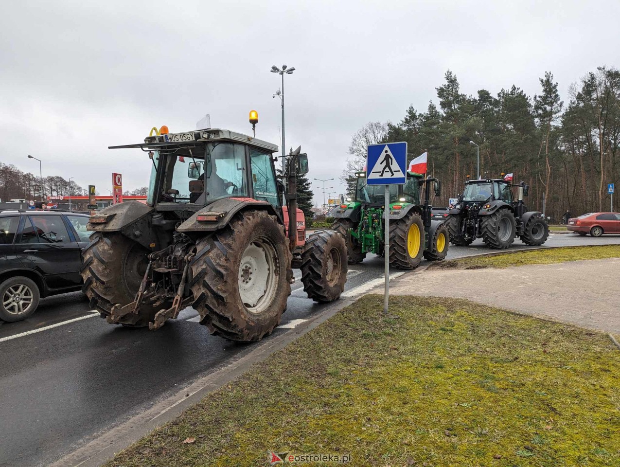 Protest rolników w Ostrołęce [21.02.2024] - zdjęcie #234 - eOstroleka.pl