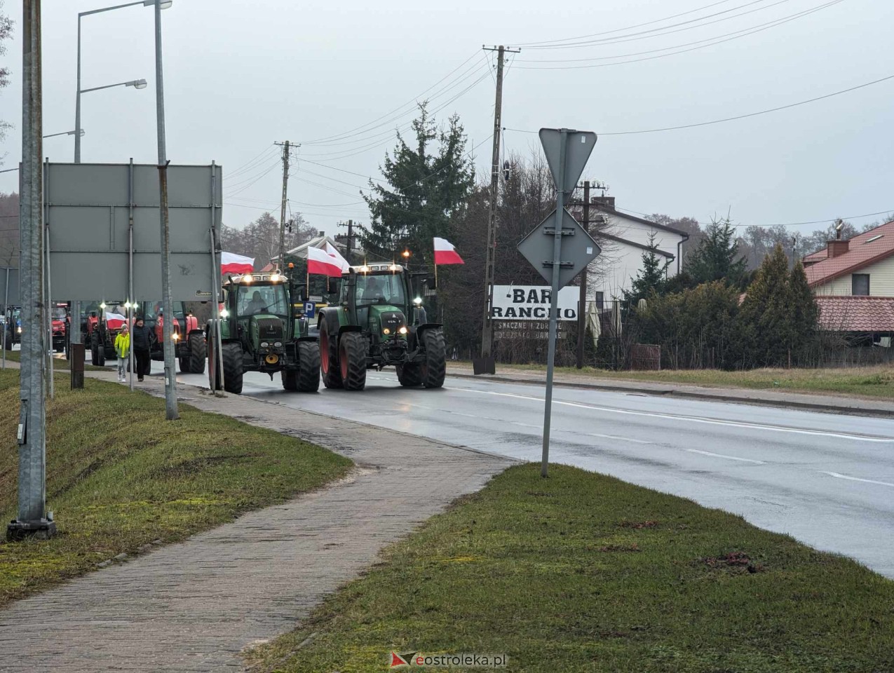 Protest rolników w Ostrołęce [21.02.2024] - zdjęcie #233 - eOstroleka.pl