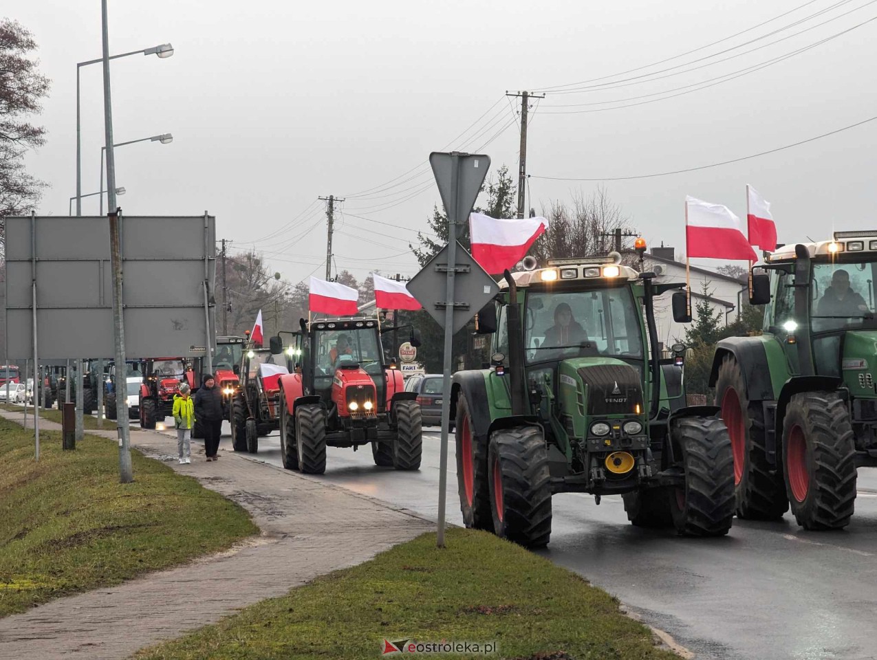 Protest rolników w Ostrołęce [21.02.2024] - zdjęcie #228 - eOstroleka.pl