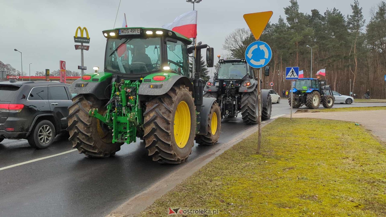 Protest rolników w Ostrołęce [21.02.2024] - zdjęcie #22 - eOstroleka.pl