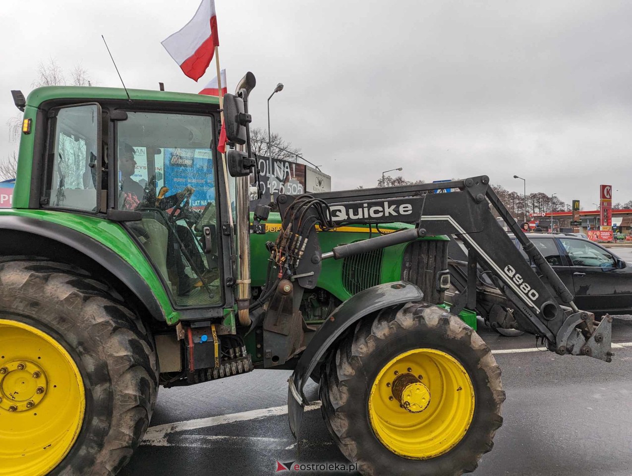 Protest rolników w Ostrołęce [21.02.2024] - zdjęcie #220 - eOstroleka.pl