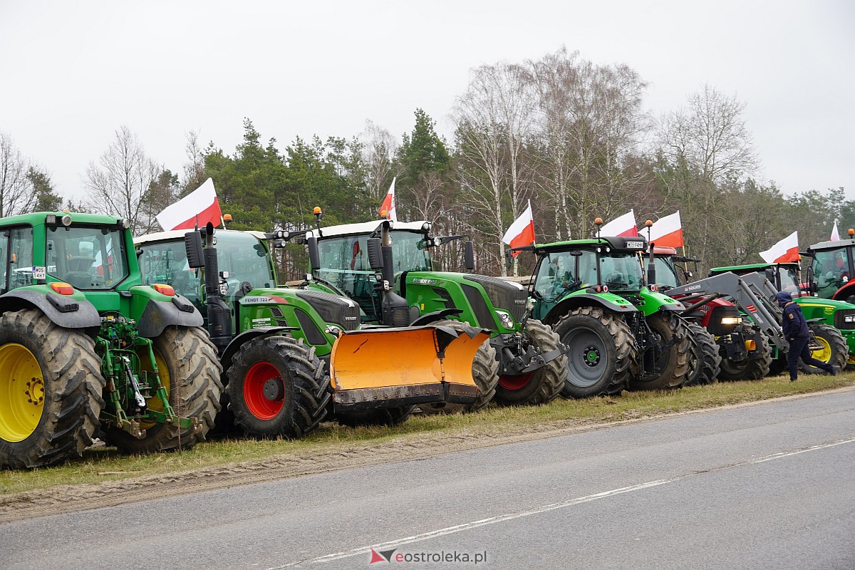 Protest rolników w Ostrołęce [21.02.2024] - zdjęcie #61 - eOstroleka.pl