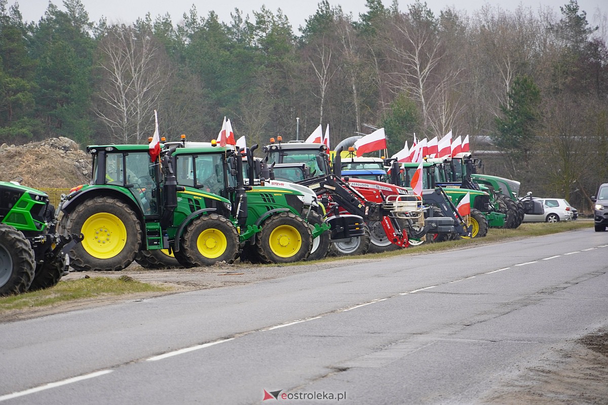 Protest rolników w Ostrołęce [21.02.2024] - zdjęcie #63 - eOstroleka.pl