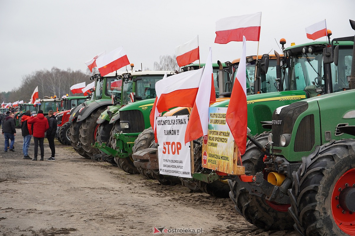 Protest rolników w Ostrołęce [21.02.2024] - zdjęcie #72 - eOstroleka.pl