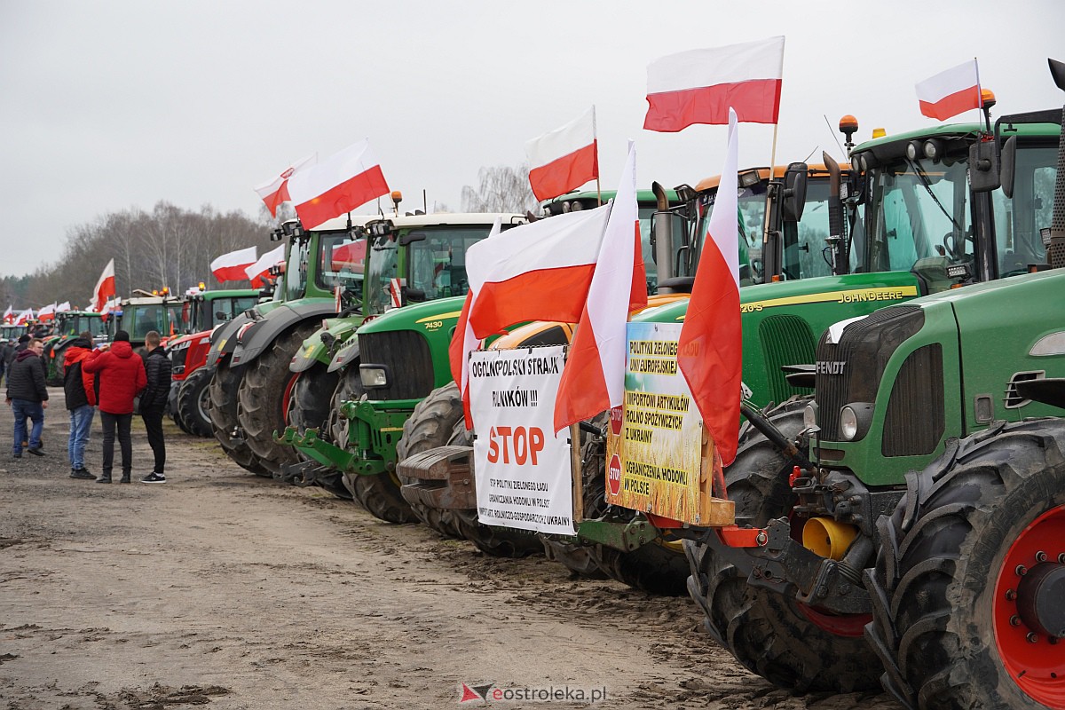 Protest rolników w Ostrołęce [21.02.2024] - zdjęcie #171 - eOstroleka.pl
