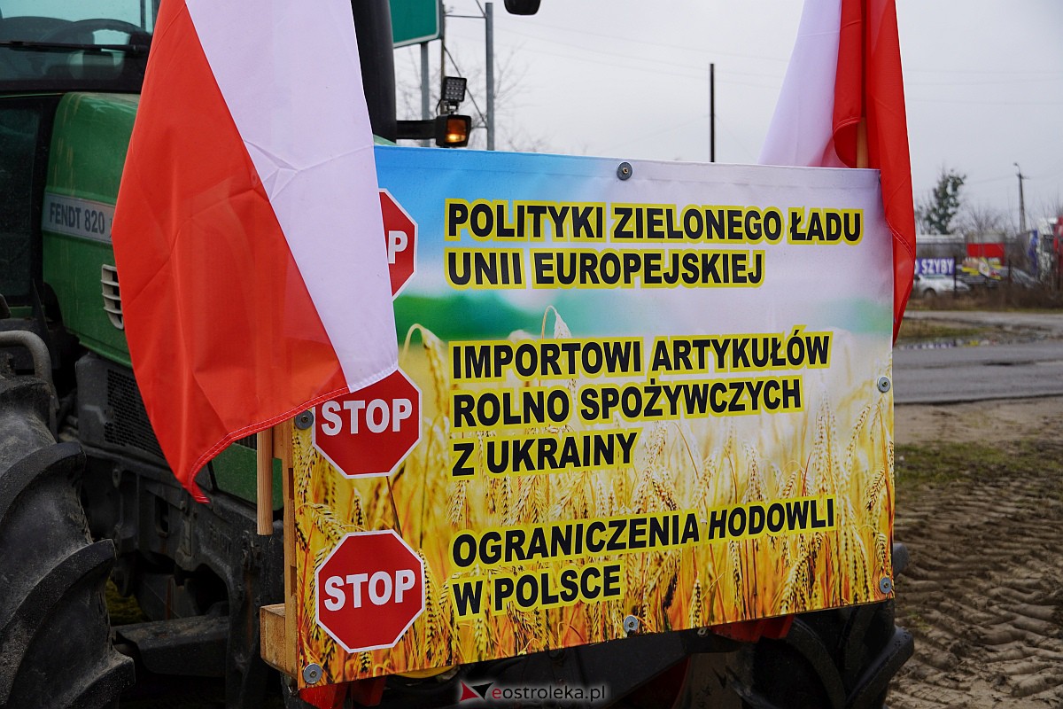 Protest rolników w Ostrołęce [21.02.2024] - zdjęcie #75 - eOstroleka.pl