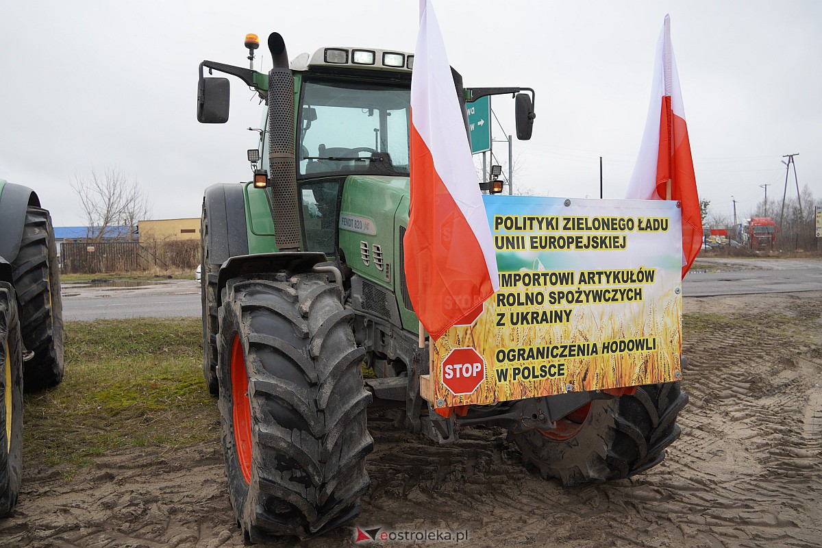 Protest rolników w Ostrołęce [21.02.2024] - zdjęcie #167 - eOstroleka.pl