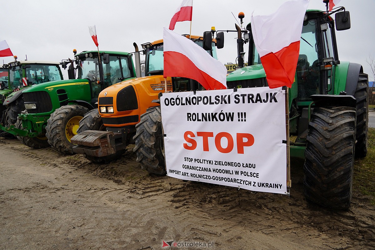 Protest rolników w Ostrołęce [21.02.2024] - zdjęcie #77 - eOstroleka.pl