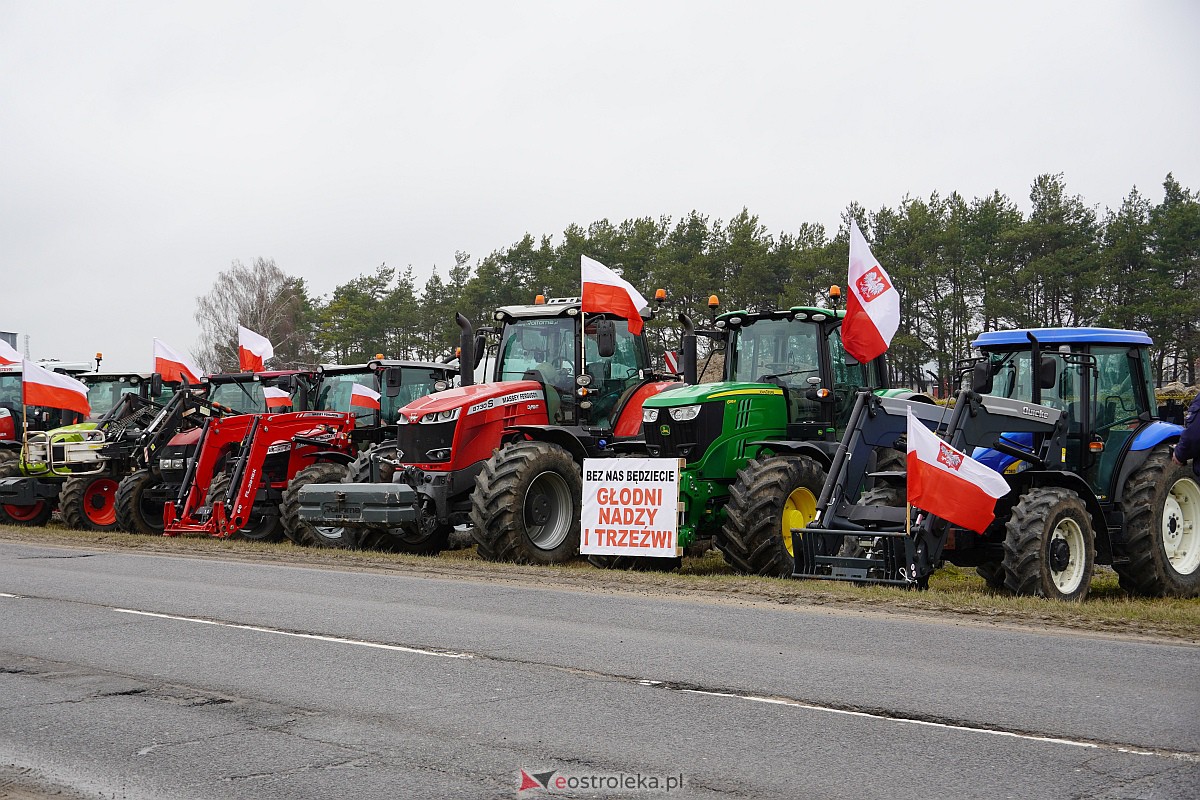 Protest rolników w Ostrołęce [21.02.2024] - zdjęcie #143 - eOstroleka.pl