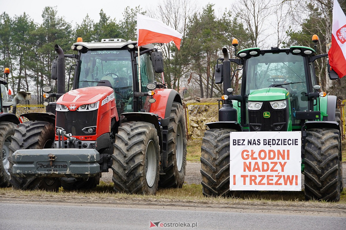 Protest rolników w Ostrołęce [21.02.2024] - zdjęcie #140 - eOstroleka.pl
