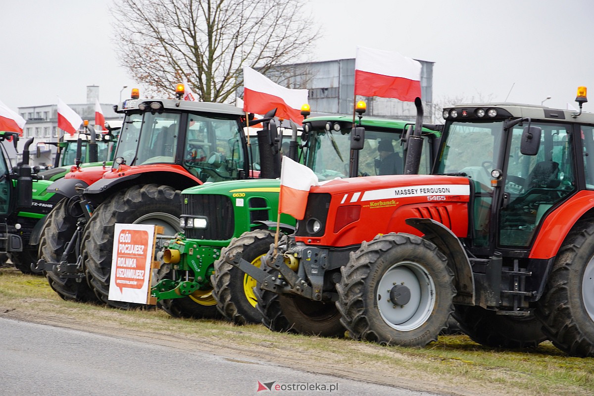 Protest rolników w Ostrołęce [21.02.2024] - zdjęcie #134 - eOstroleka.pl
