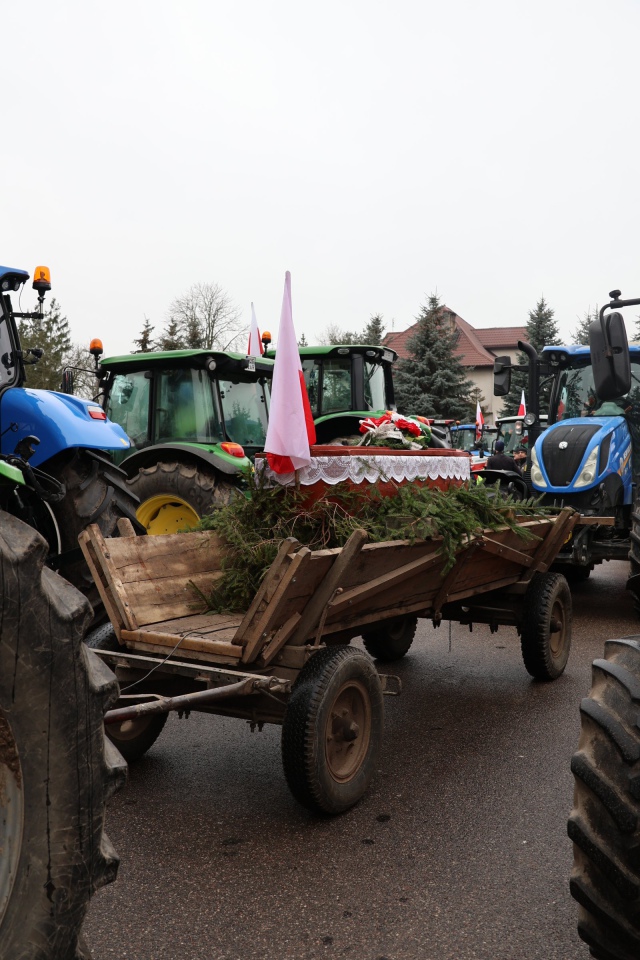Protest rolników w Ostrołęce [21.02.2024] - zdjęcie #3 - eOstroleka.pl