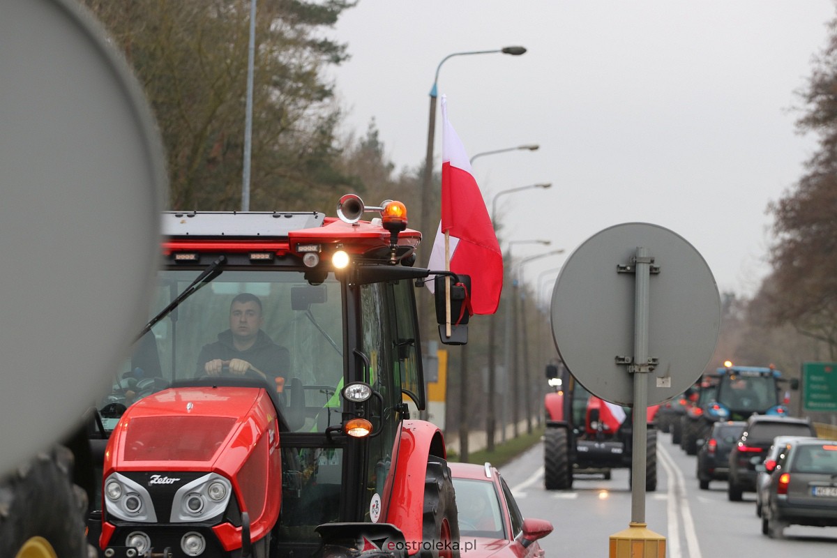 Protest rolników w Ostrołęce [21.02.2024] - zdjęcie #110 - eOstroleka.pl