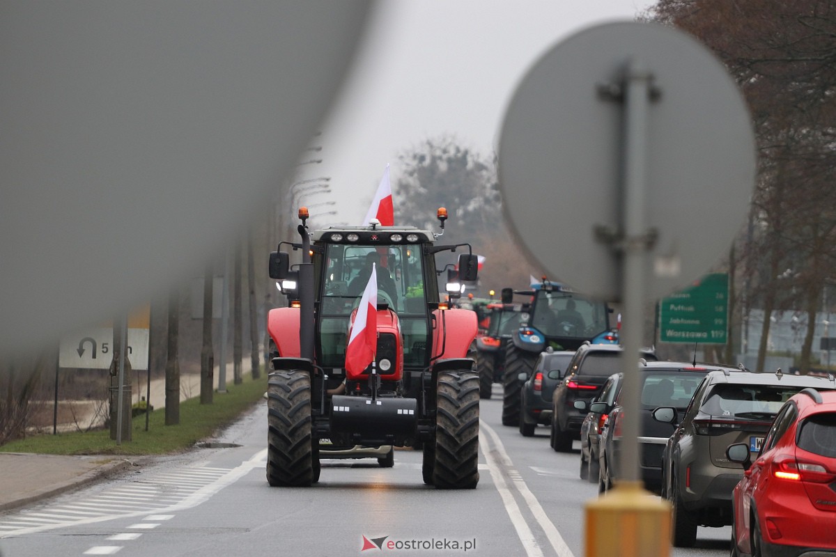 Protest rolników w Ostrołęce [21.02.2024] - zdjęcie #108 - eOstroleka.pl