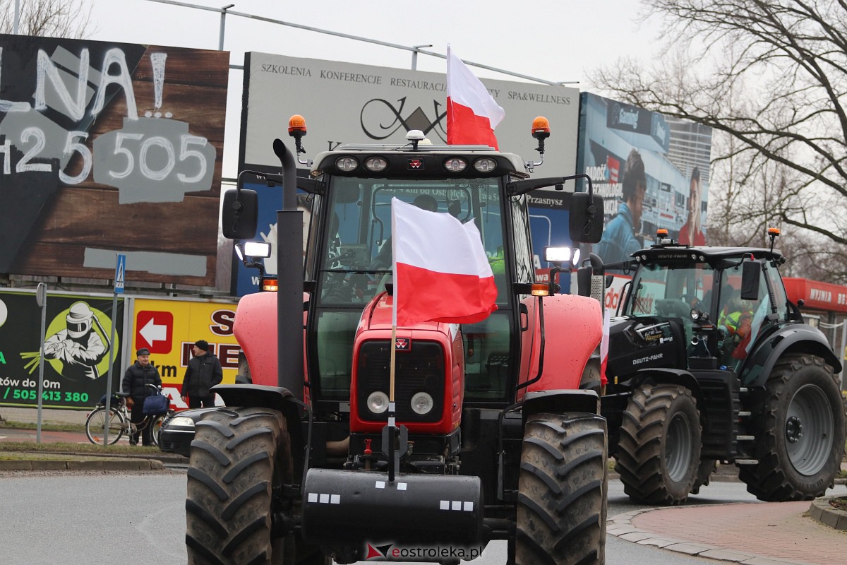 Protest rolników w Ostrołęce [21.02.2024] - zdjęcie #103 - eOstroleka.pl