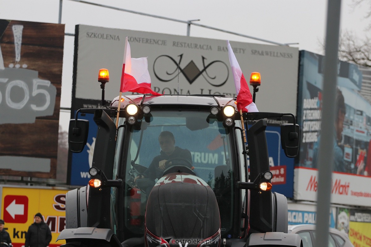 Protest rolników w Ostrołęce [21.02.2024] - zdjęcie #90 - eOstroleka.pl