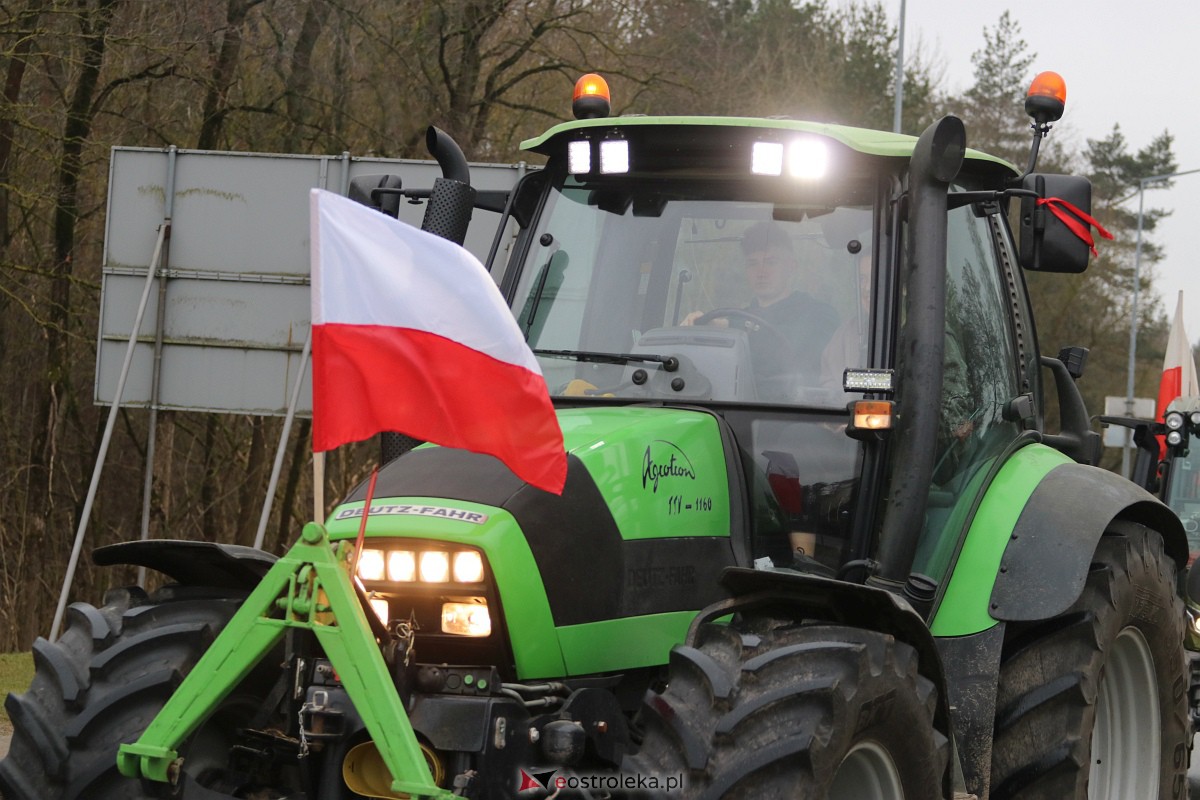 Protest rolników w Ostrołęce [21.02.2024] - zdjęcie #86 - eOstroleka.pl