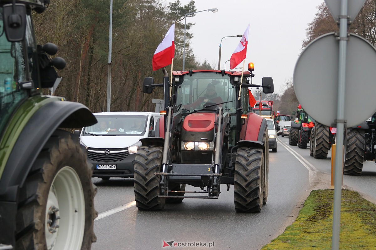 Protest rolników w Ostrołęce [21.02.2024] - zdjęcie #80 - eOstroleka.pl