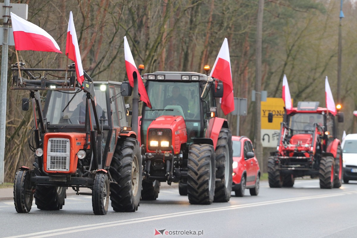 Protest rolników w Ostrołęce [21.02.2024] - zdjęcie #60 - eOstroleka.pl