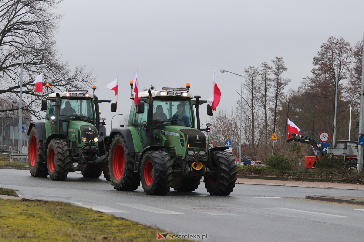 Protest rolników w Ostrołęce [21.02.2024] - zdjęcie #42 - eOstroleka.pl