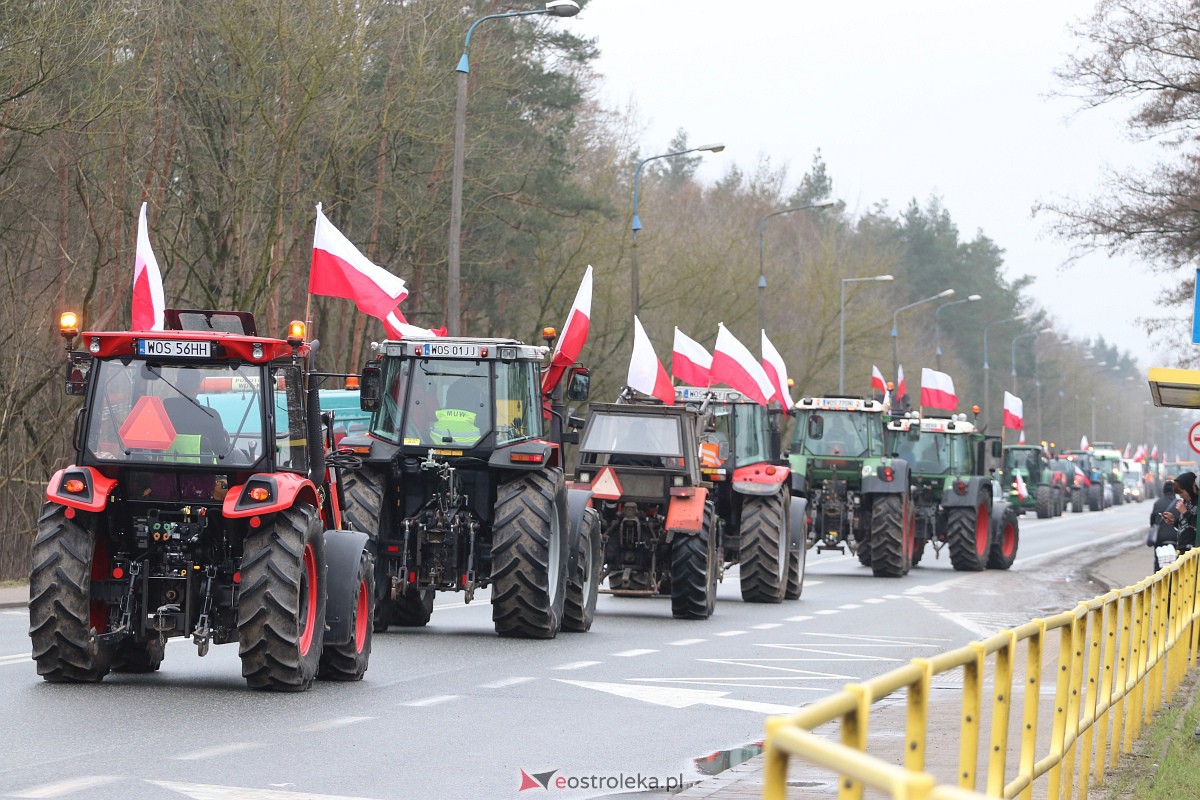 Protest rolników w Ostrołęce [21.02.2024] - zdjęcie #36 - eOstroleka.pl