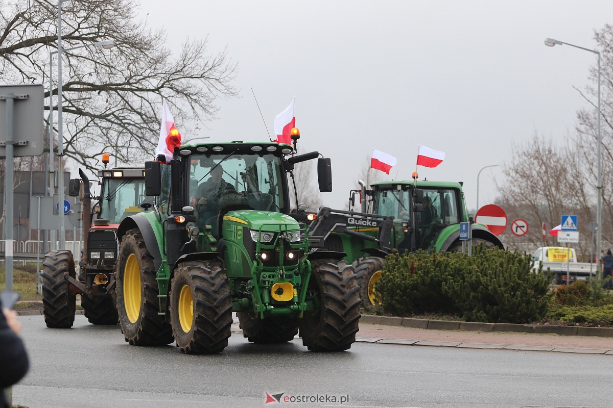 Protest rolników w Ostrołęce [21.02.2024] - zdjęcie #34 - eOstroleka.pl