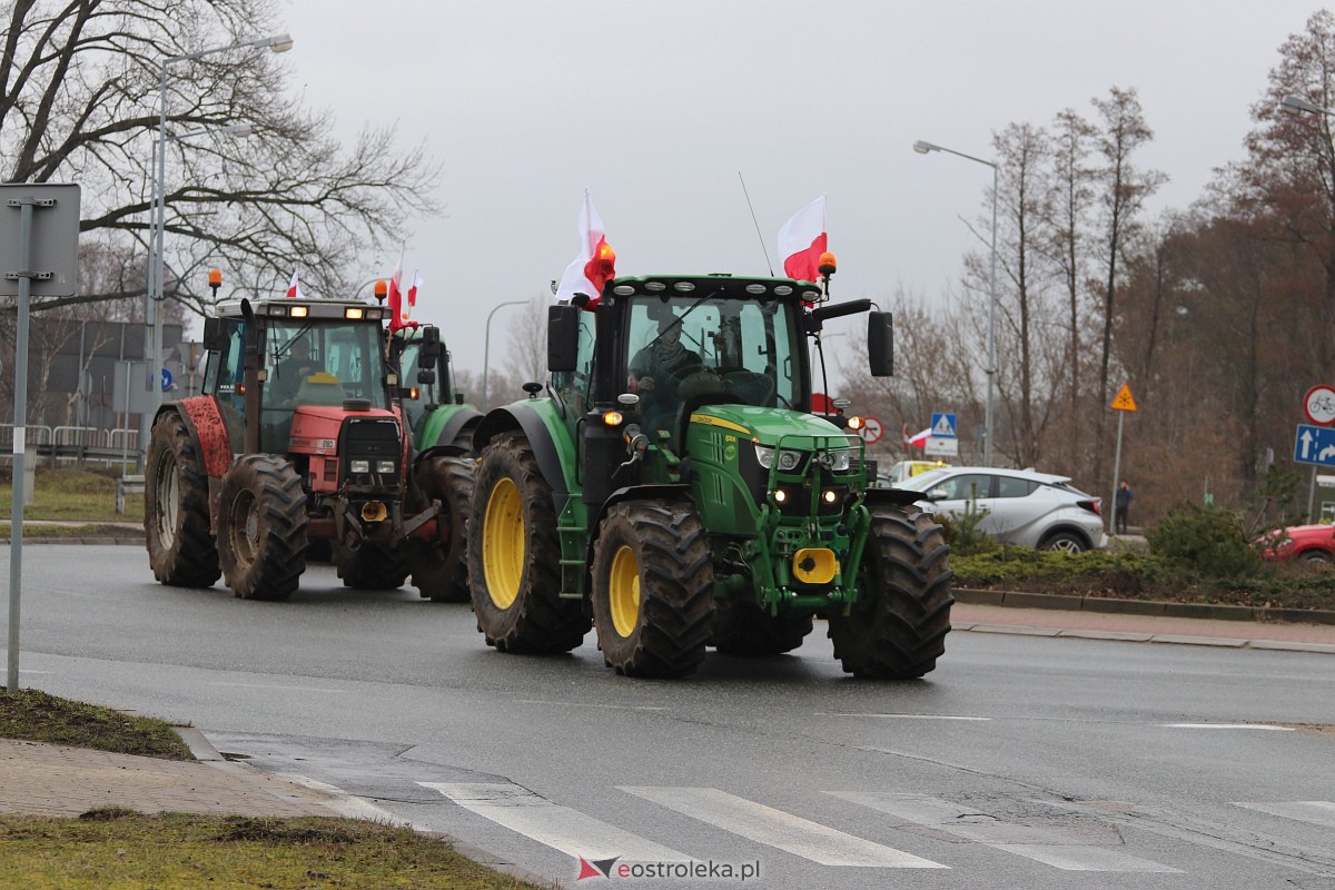 Protest rolników w Ostrołęce [21.02.2024] - zdjęcie #33 - eOstroleka.pl