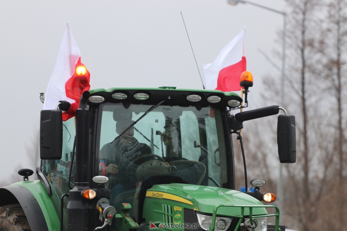 Protest rolników w Ostrołęce [21.02.2024] - zdjęcie #32 - eOstroleka.pl