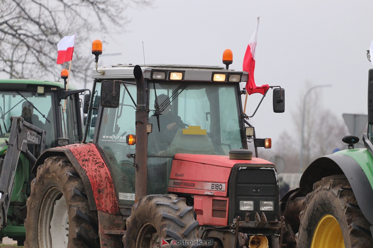 Protest rolników w Ostrołęce [21.02.2024] - zdjęcie #31 - eOstroleka.pl