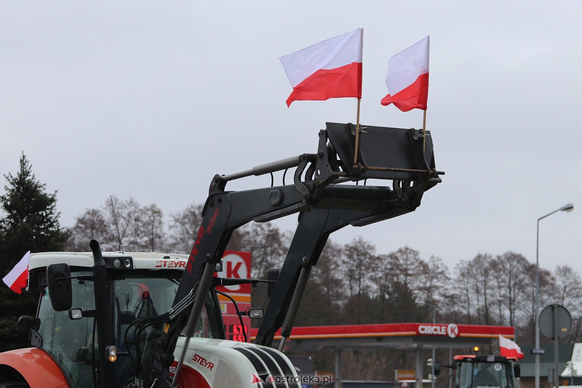 Protest rolników w Ostrołęce [21.02.2024] - zdjęcie #30 - eOstroleka.pl