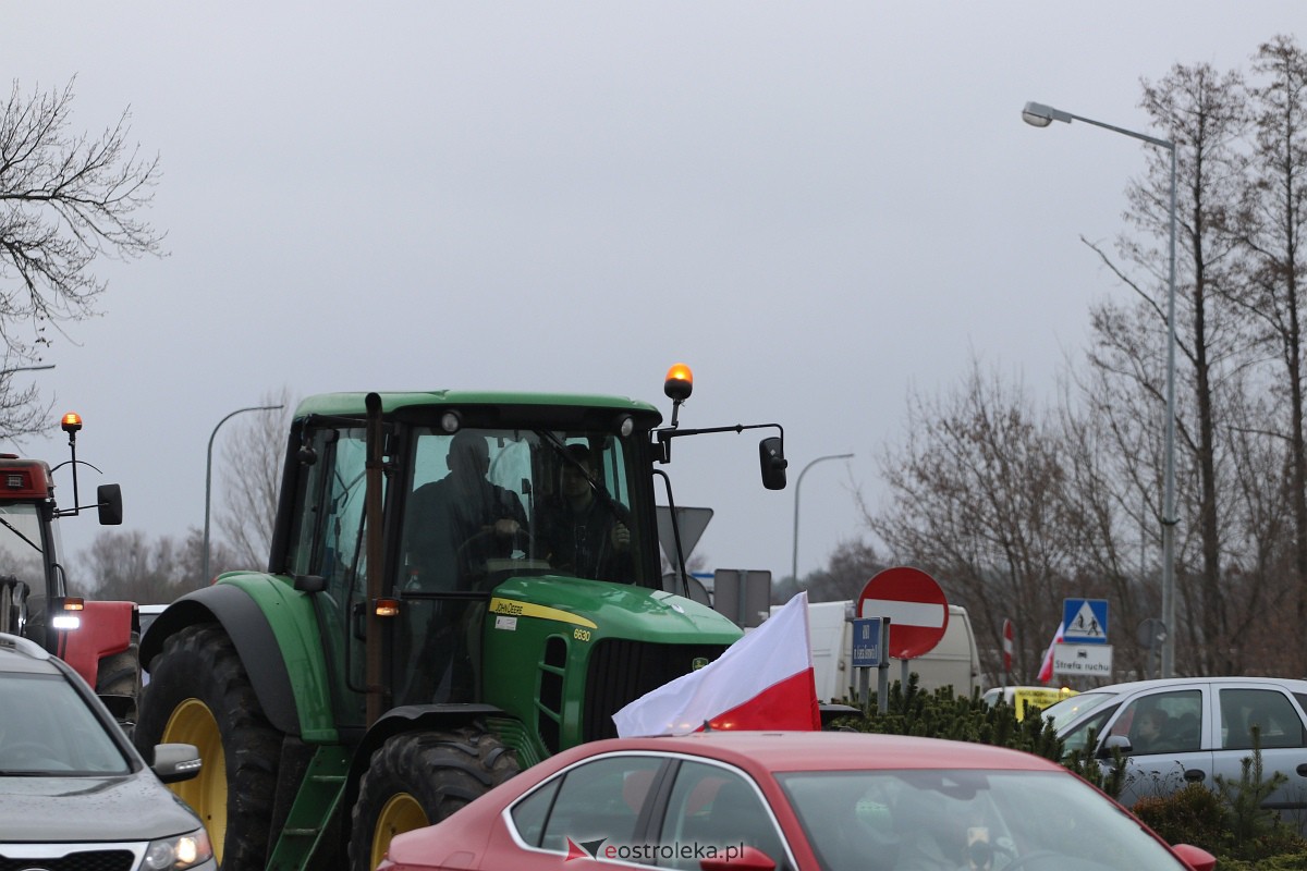 Protest rolników w Ostrołęce [21.02.2024] - zdjęcie #27 - eOstroleka.pl