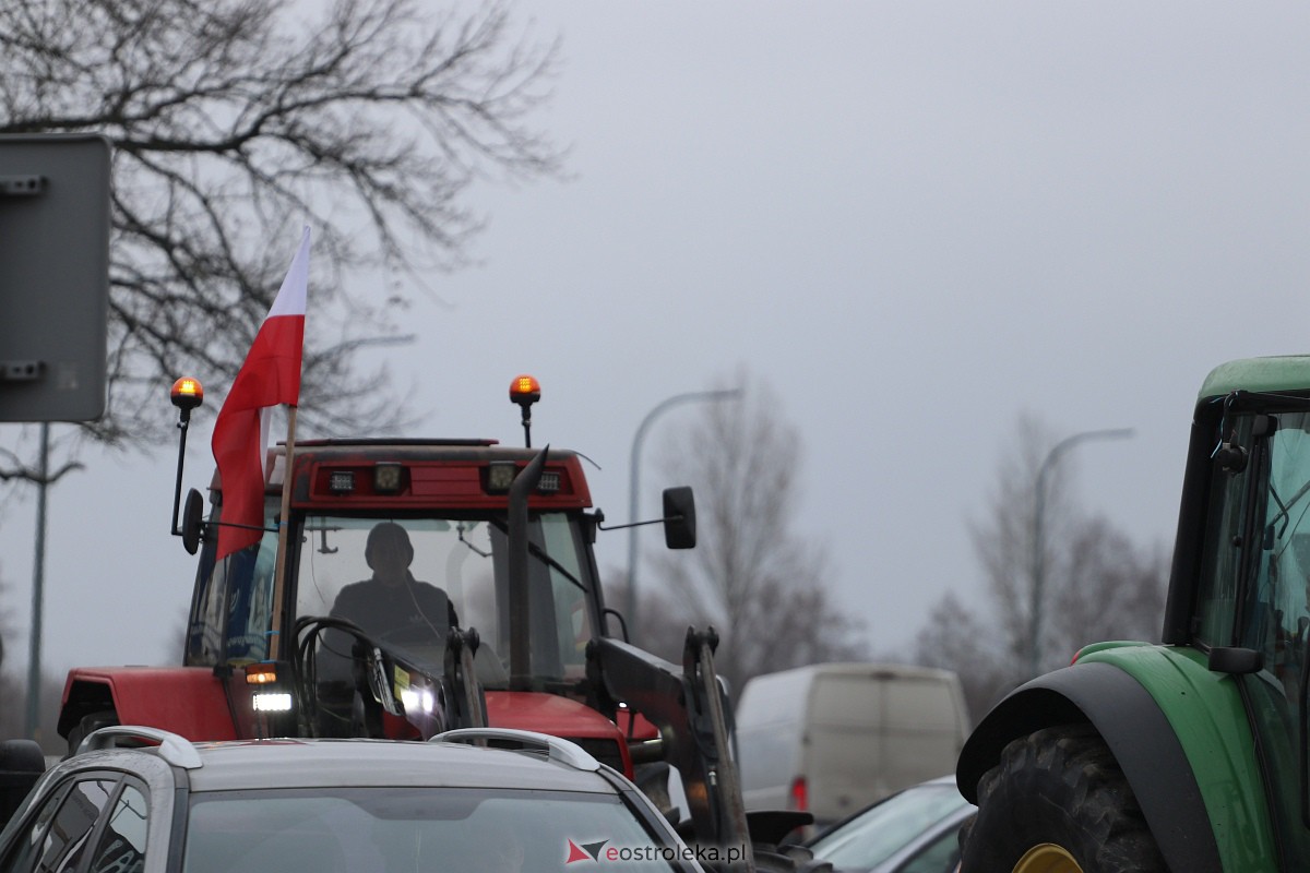 Protest rolników w Ostrołęce [21.02.2024] - zdjęcie #26 - eOstroleka.pl