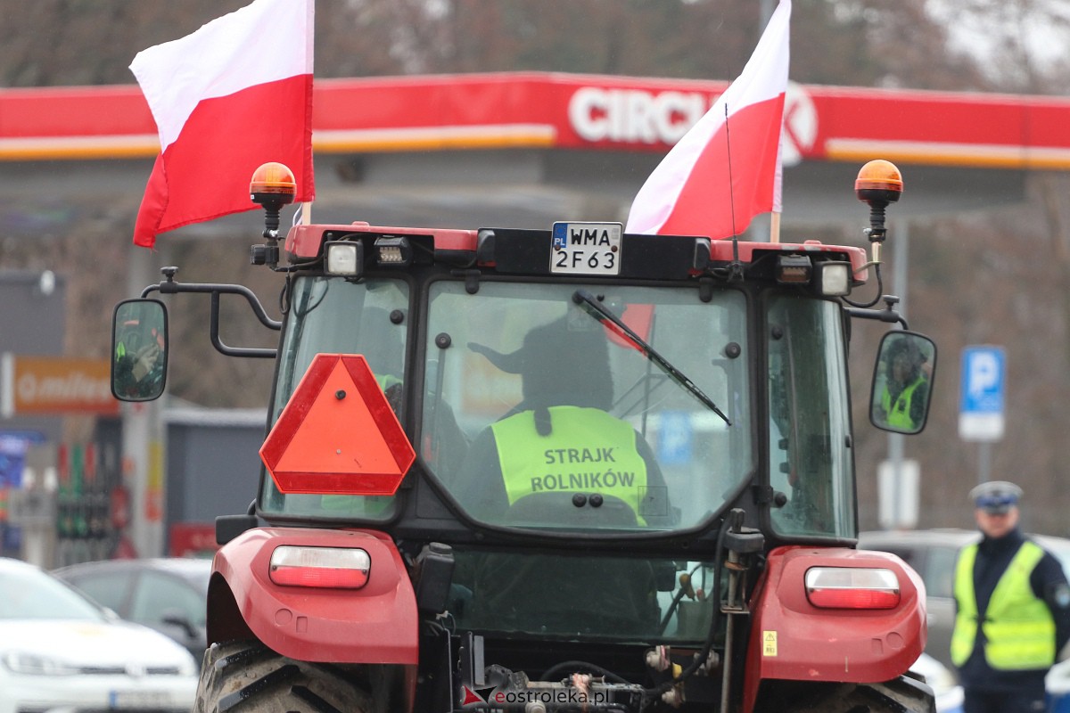 Protest rolników w Ostrołęce [21.02.2024] - zdjęcie #22 - eOstroleka.pl