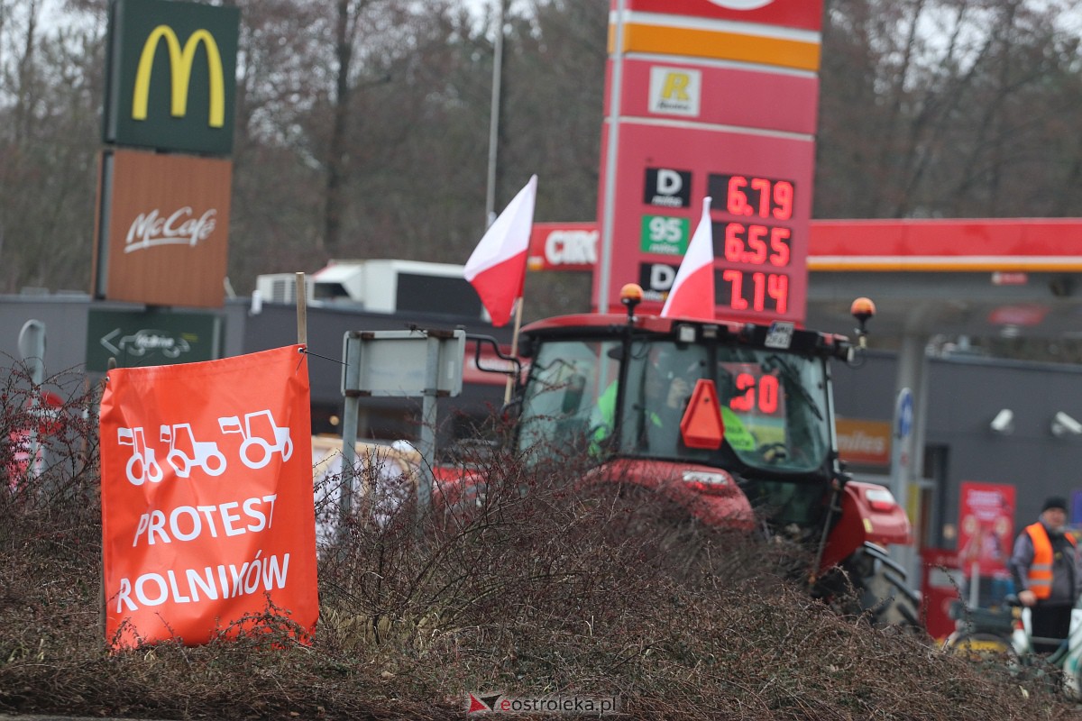 Protest rolników w Ostrołęce [21.02.2024] - zdjęcie #20 - eOstroleka.pl