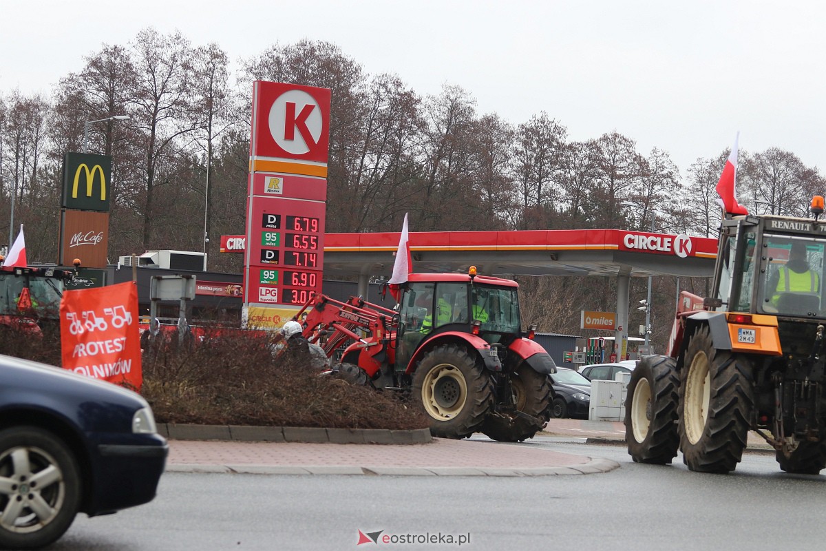 Protest rolników w Ostrołęce [21.02.2024] - zdjęcie #19 - eOstroleka.pl