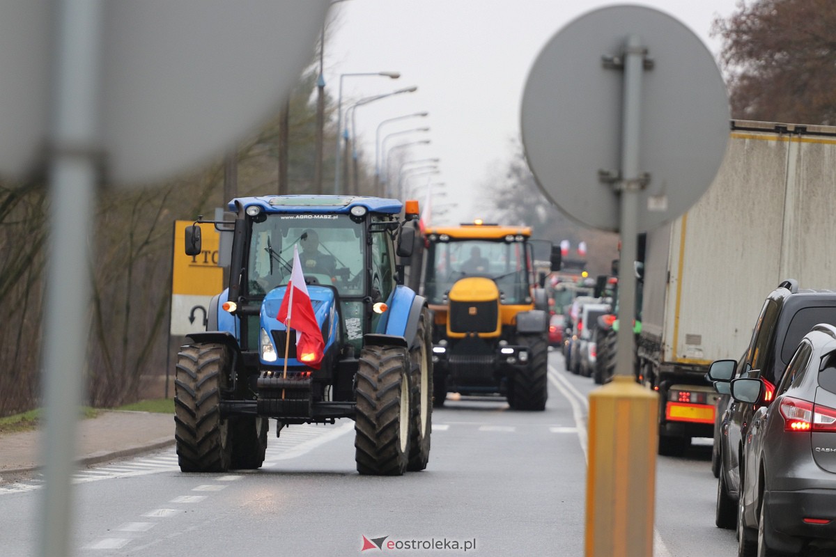 Protest rolników w Ostrołęce [21.02.2024] - zdjęcie #18 - eOstroleka.pl