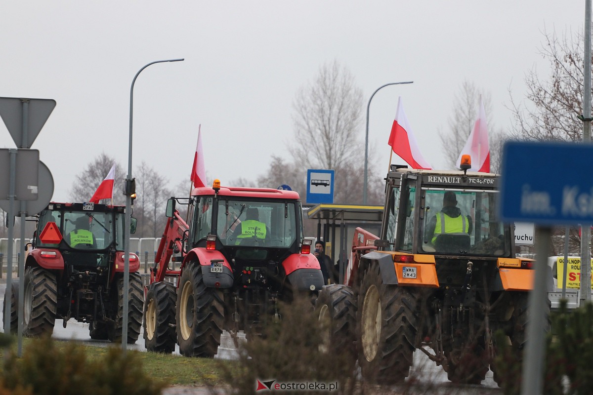 Protest rolników w Ostrołęce [21.02.2024] - zdjęcie #17 - eOstroleka.pl